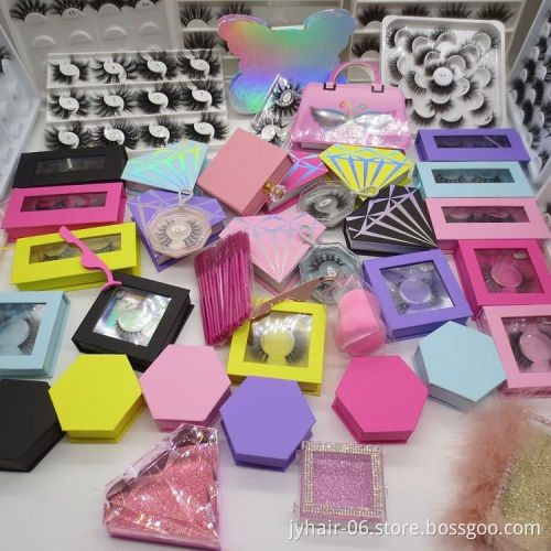 Eyelashes Vendor Customized Boxes ,Wholesale Mink Eyelash Custom Label Private Label, Eyelash 3D Mink Eyelashe Extension